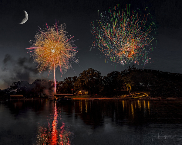 Lakeside Fireworks in Minnesota Digital Download