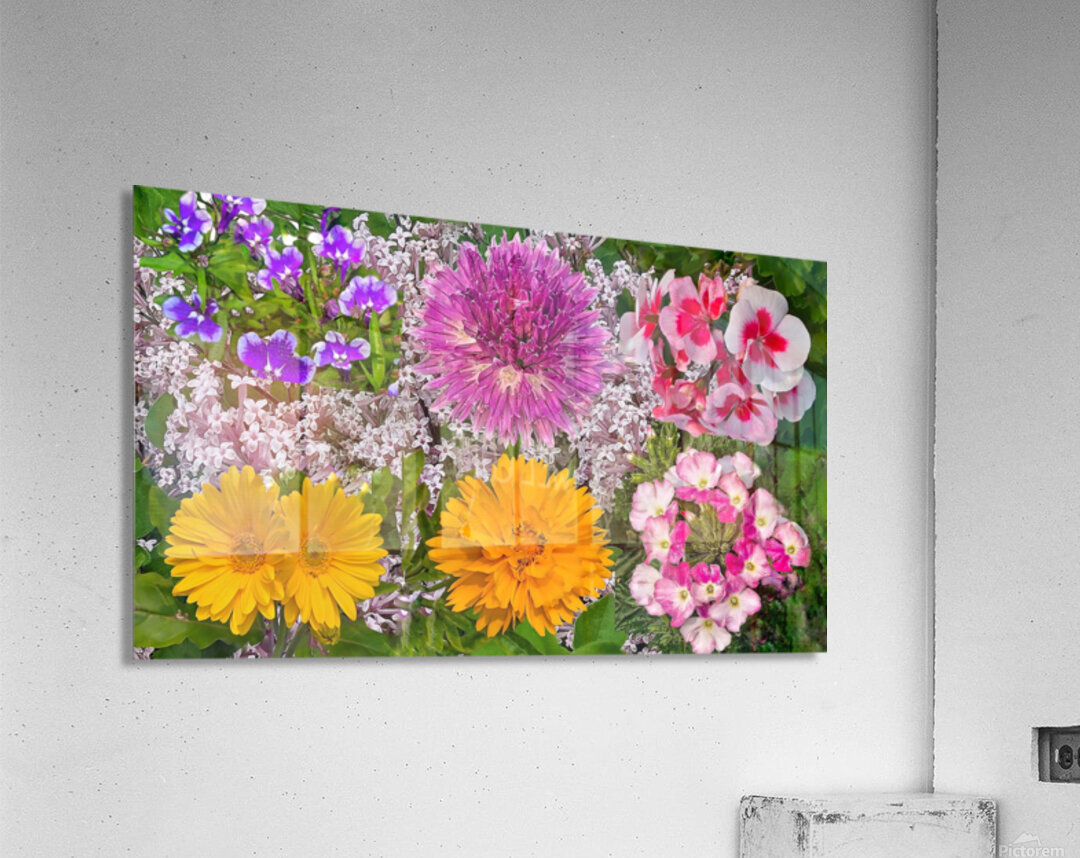 Spring Flower Mix Acrylic Print