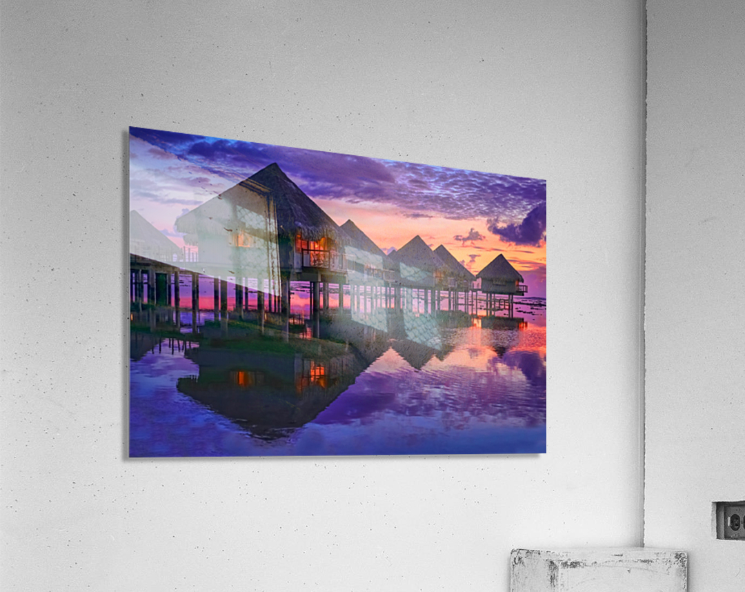 Twilight in Tahiti  Acrylic Print 