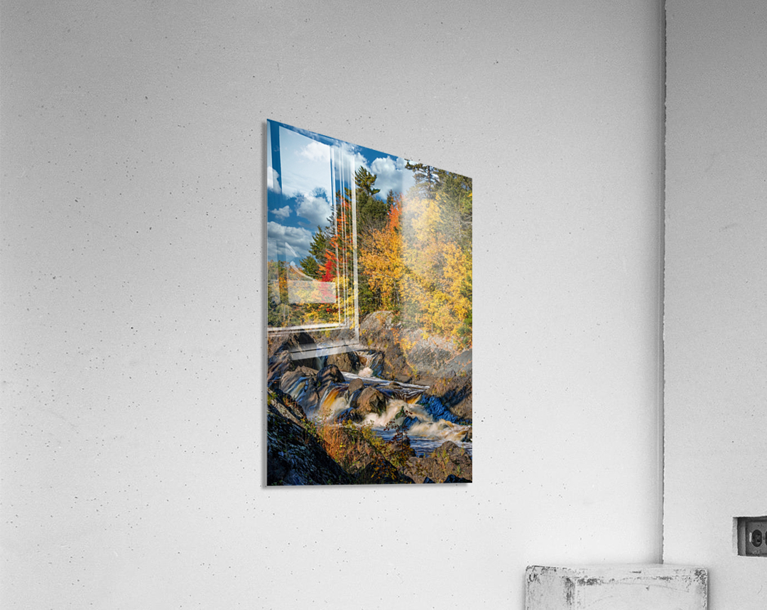 River Fall Colors  Acrylic Print 
