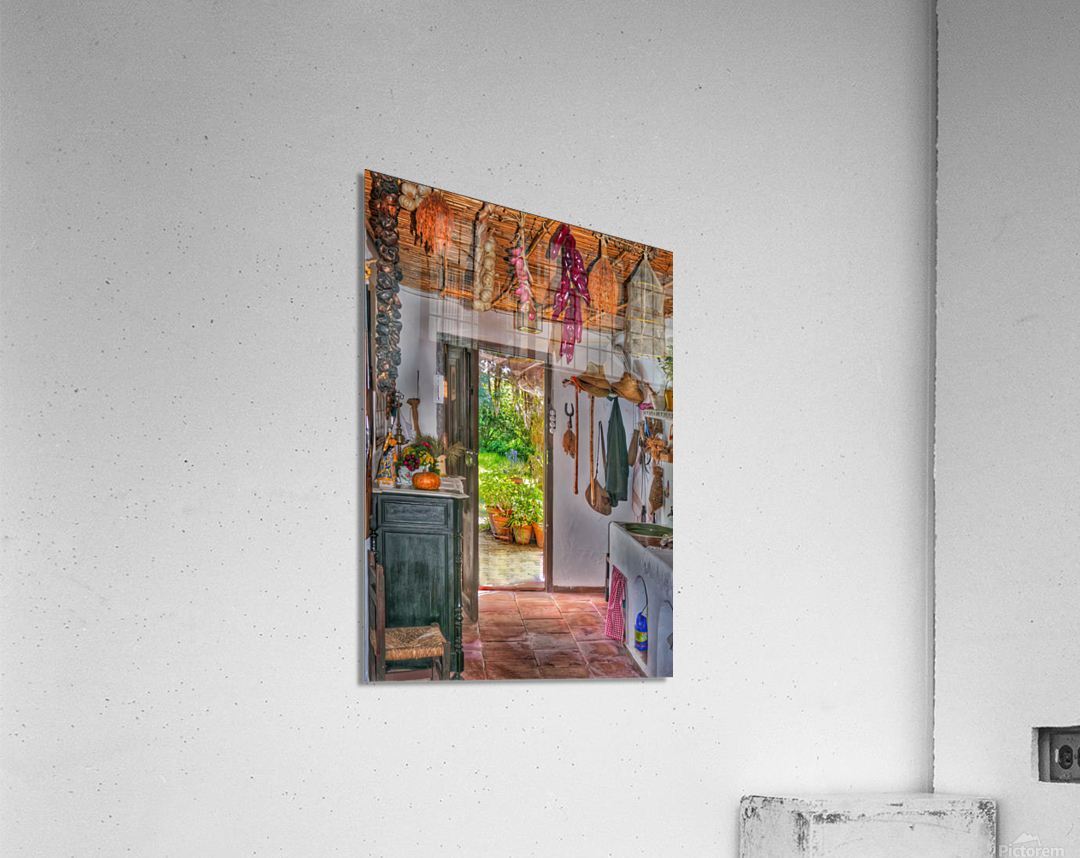 Kitchen Doorway in Valencia   Acrylic Print 