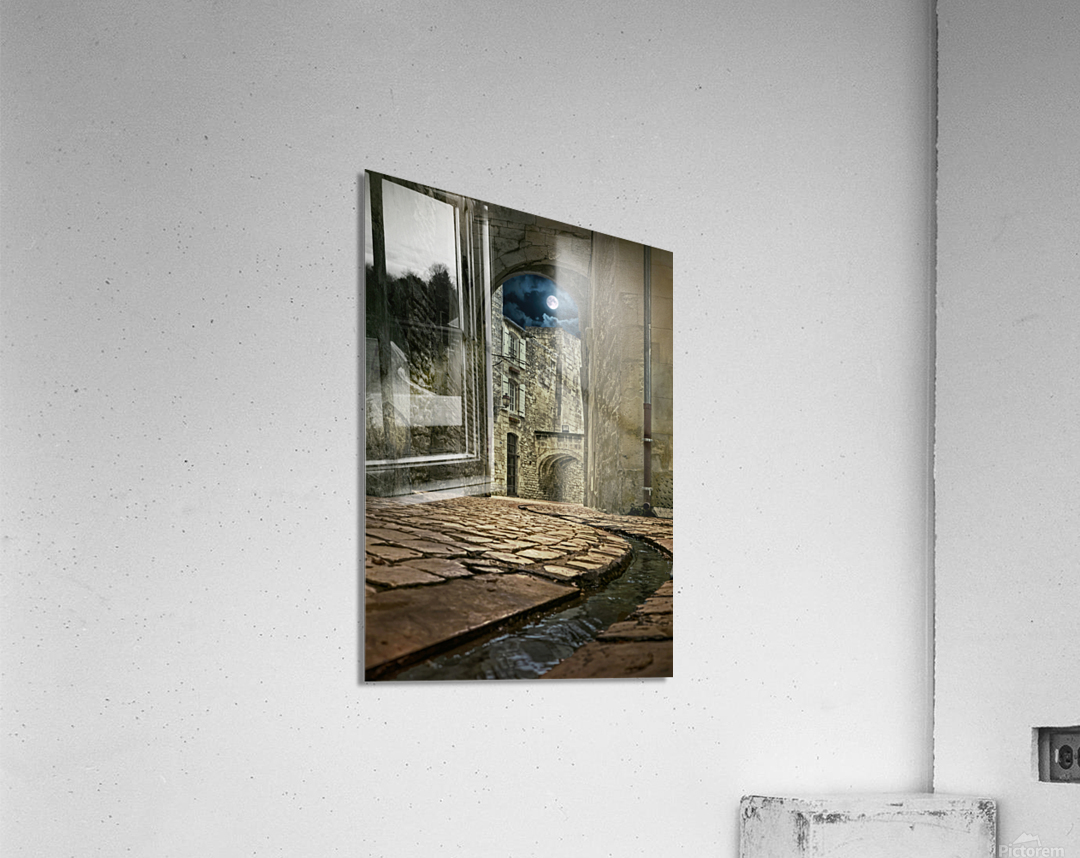 Moonlight in Rennes Acrylic Print