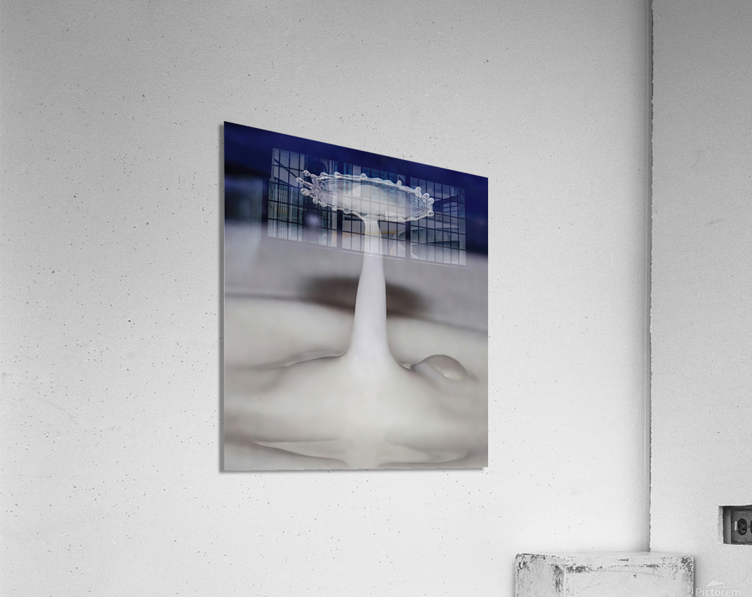 Drop of Milk Acrylic Print