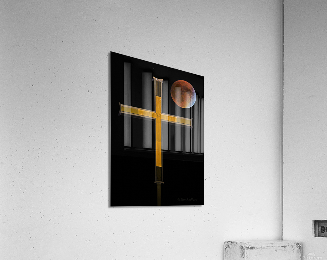 Lunar Eclipse of the blood moon Acrylic Print