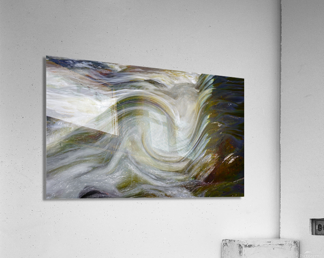 Swirling waters Acrylic Print