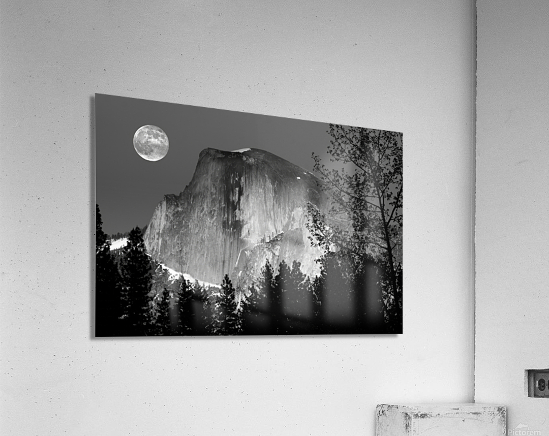  Half Dome Moon Acrylic Print
