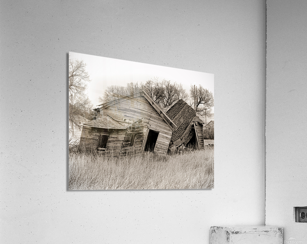 Farm house on tilt  Acrylic Print 