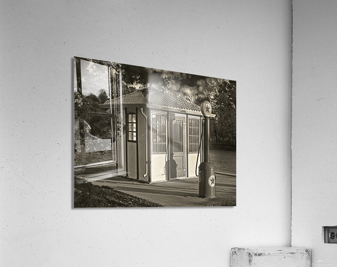 Vintage gas station Acrylic Print
