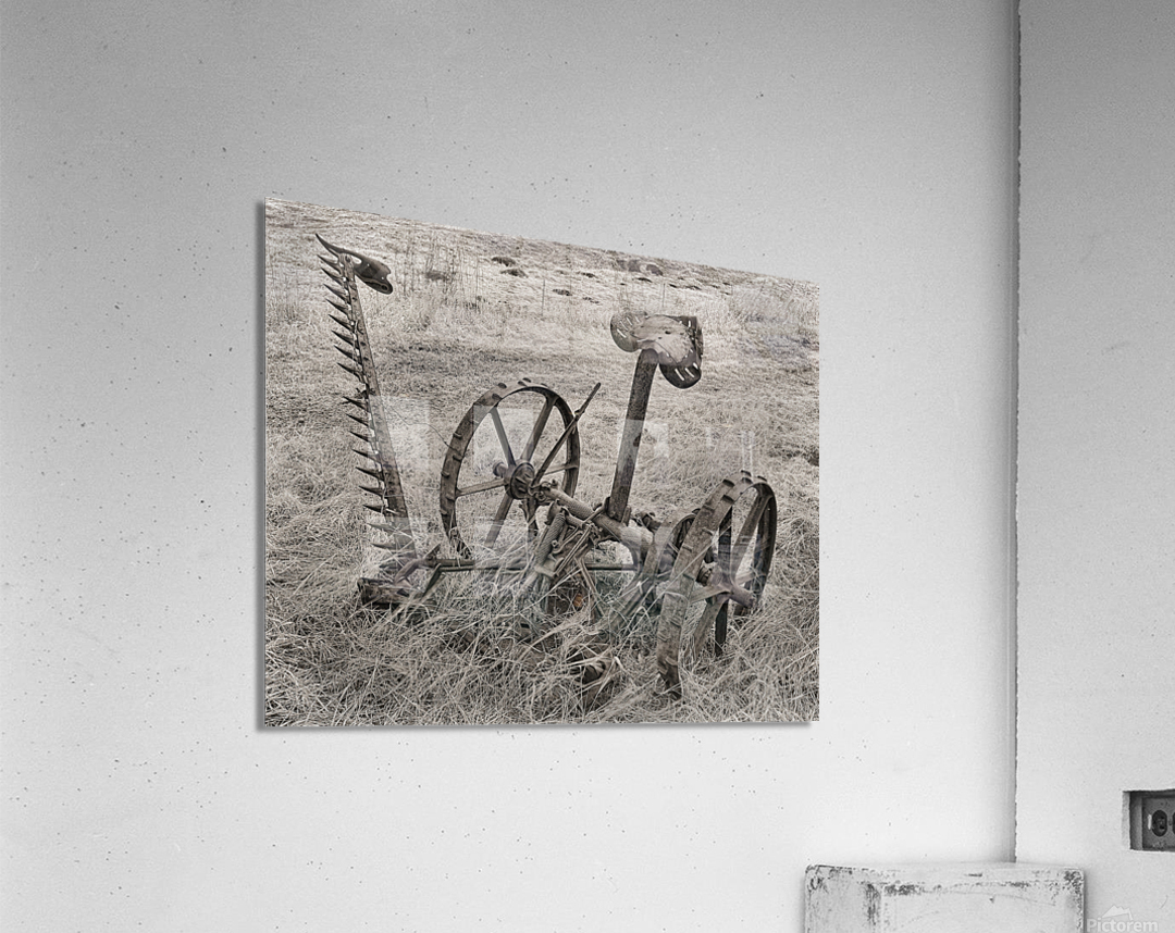 Farm grass mower Acrylic Print