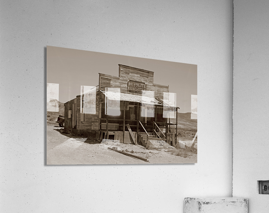  Rhyolite Nevada ghost store Acrylic Print