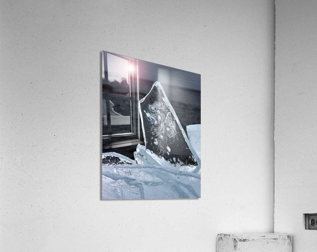  Plate Ice Superior Acrylic Print