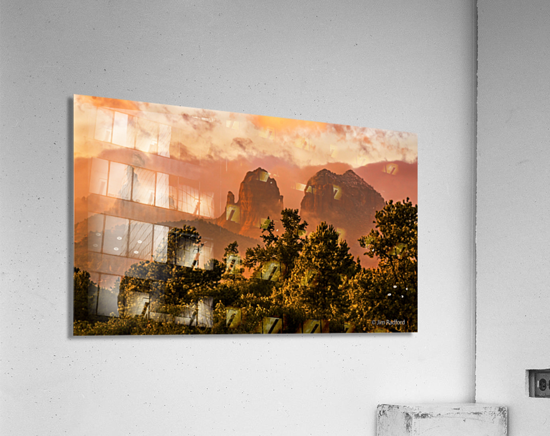 Stormy Sedona Acrylic Print