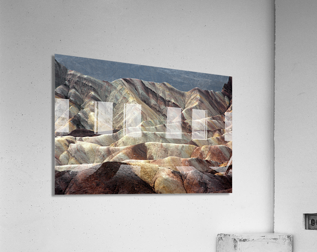 Zabriskie Point - Death Valley Acrylic Print