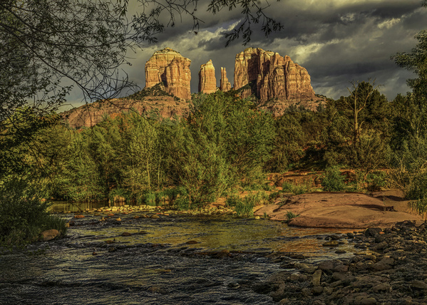 Cathedral Rocks Sedona by Jim Radford