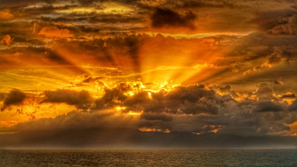 Polynesian Sunrise by Jim Radford