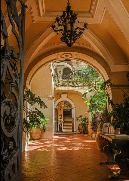 Hotel arches of Positano by Jim Radford