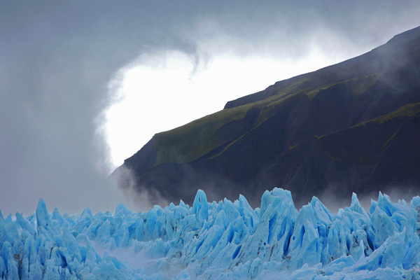  Blue ice glacier Chile Digital Download