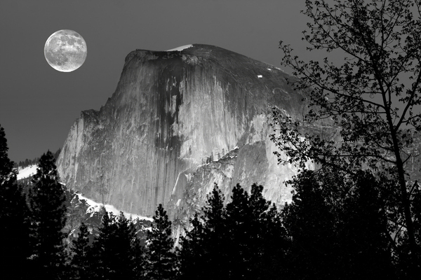  Half Dome Moon Digital Download