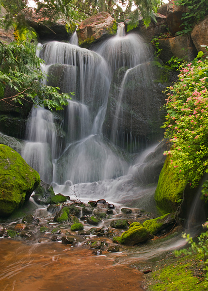 Water Falls at MnArboretum by Jim Radford