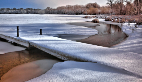 Snail Lake in Winter by Jim Radford
