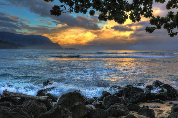 Hanalei Bay Kauai by Jim Radford