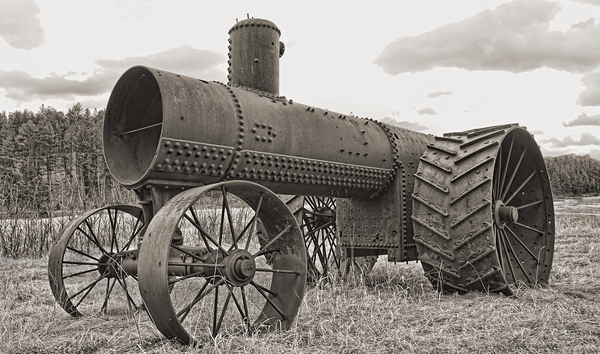 Vintage Steam Engine by Jim Radford