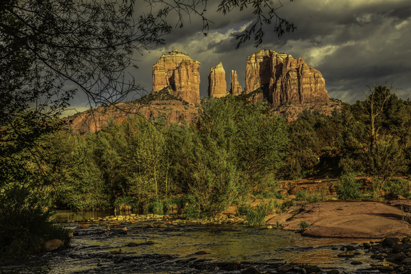 Cathedral Rocks Sedona by Jim Radford