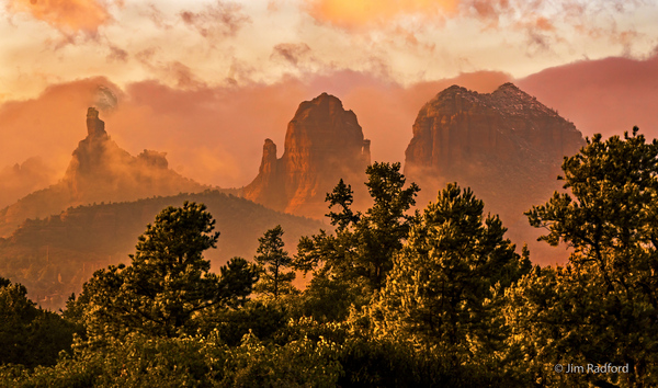 Stormy Sedona by Jim Radford