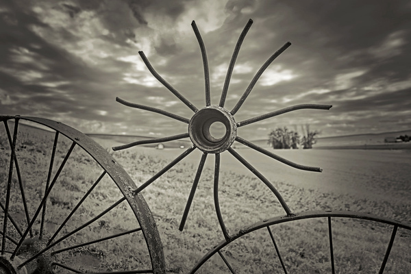 Washington farm wheel by Jim Radford