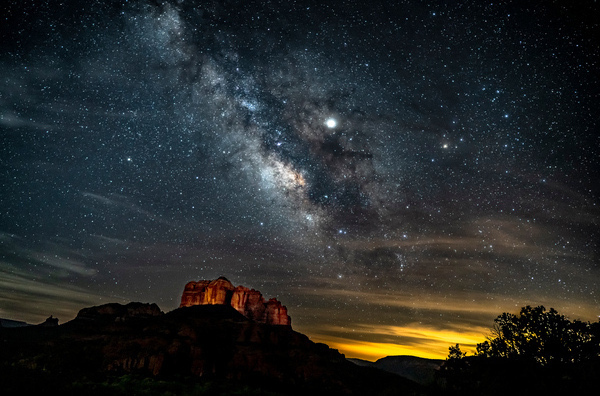  Milky Way and Mars Digital Download