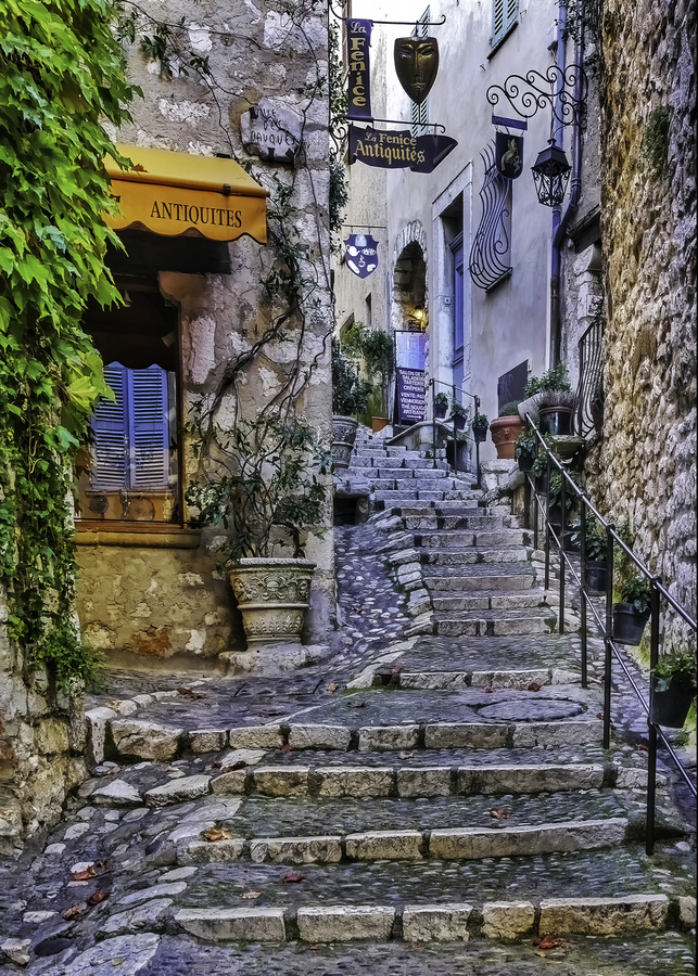 Steps in  France  Print