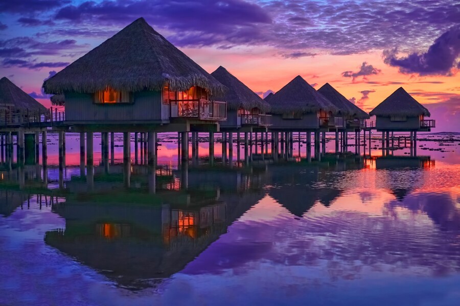 Twilight in Tahiti  Print