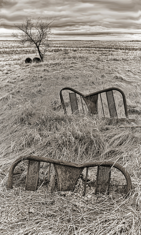 Nebraska farm bed  Print