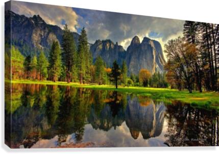 Cathedral Rock Yosemite  Impression sur toile