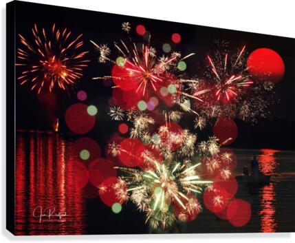  Fireworks Fantasy  Canvas Print