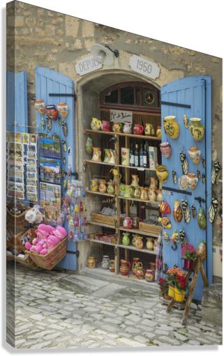 Souvenirs by the Med Canvas Print