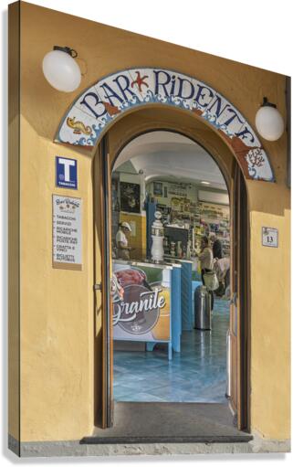 General store in Ischia  Canvas Print
