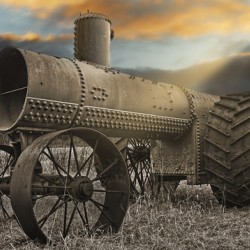 Vintage steam engine