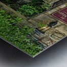 Step up to Med dining Metal print