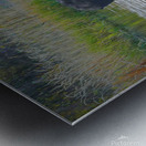 Bull moose in Wyoming Metal print