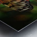 Paper kite butterfly Metal print