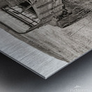 Nebraska hay wagon Metal print