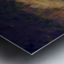 Farm on fjord Norway Metal print