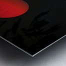 Sunset fishing Metal print