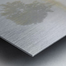 Crane over inland waters  Metal print