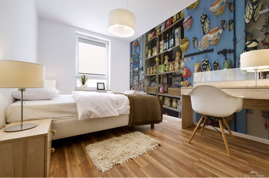 Souvenirs by the Med Mural print