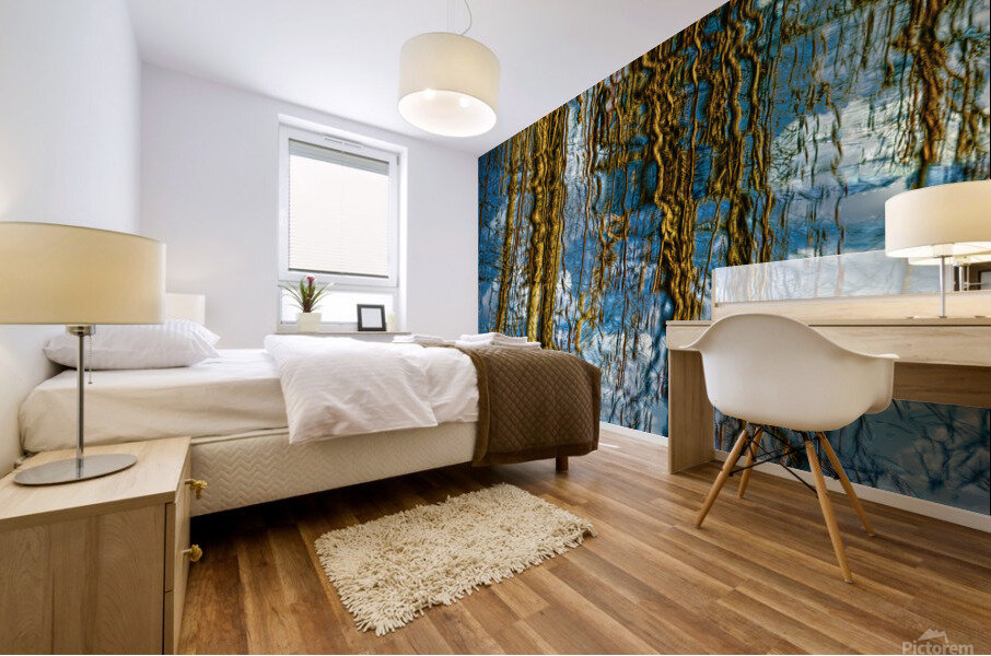 Reflections in a Forest Mural print