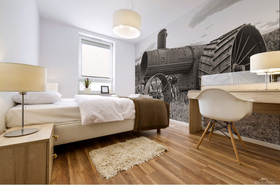 Vintage Steam Engine Mural print