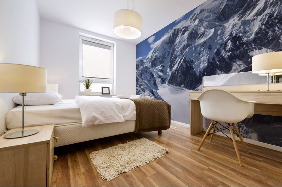 Muldrow glacier Alaska Mural print