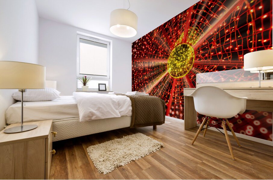 Celestial Lighting Mural print